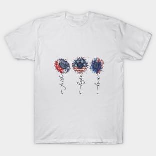4th of July independence day USA patriotic memorial day T-Shirt